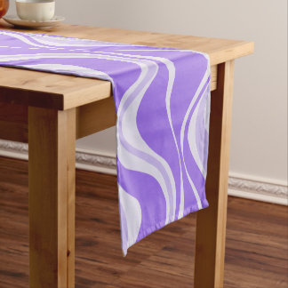 Lila Wave Table Runner Kurzer Tischläufer