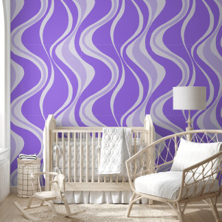 Lila Wave Wallpaper Tapete