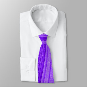 Lila Wavy-Glitzer Krawatte
