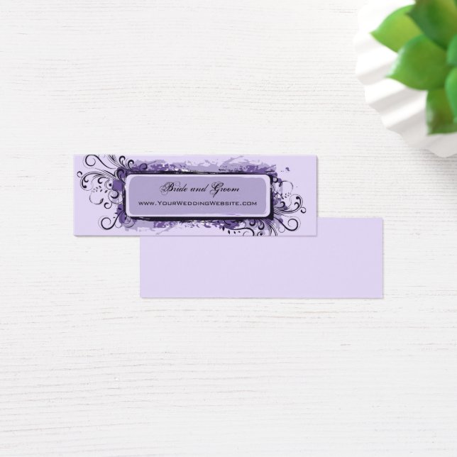 Lila Website für Abstrakte Blumenzehen (Schreibtisch)