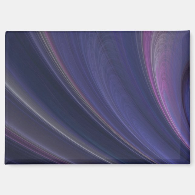 Lila weiche Sandwellen Magnet (Vorderseite)