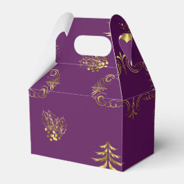 Lila Weihnachten Geschenkschachtel