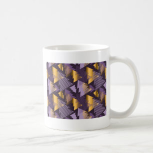 lila Weihnachtsbäume Kaffeetasse