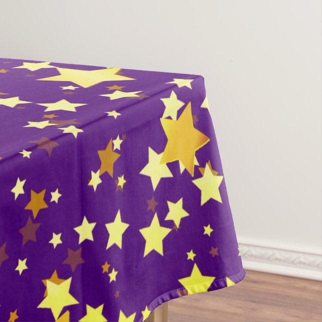 Lila Weihnachtsfest Tischdecke (Beispiel)