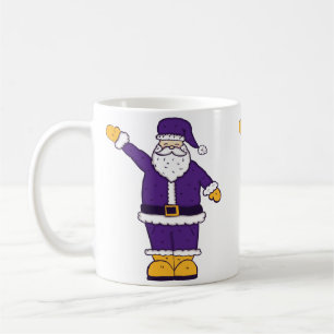 lila Weihnachtslieder Kaffeetasse