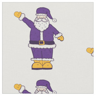 lila Weihnachtslieder Stoff