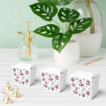 "Lila Weihnachtsschmuck- und Glockengeschenkbox"