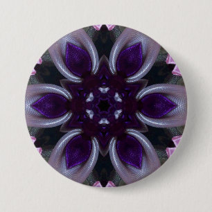 ~ Lila-weiß-rosa-grüne BLASE ~ Schaltfläche Button