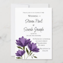 Lila weiße Blüte modern botanisch minimalistisch