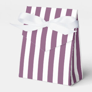 Lila-weiße Bonbonstreifen Geschenkschachtel
