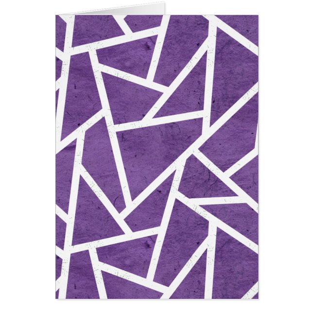 Lila-weiße Mosaikmuster (Vorne)