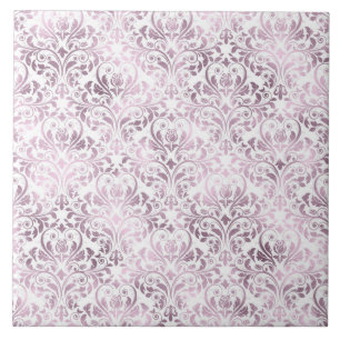 LILA WEISSE PATTERTASTE FLIESE