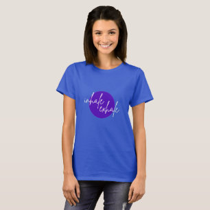 Lila (weißer Schriftart) T - Shirt