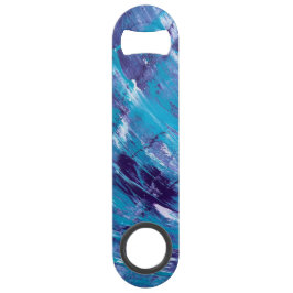 Lila Weißes Aqua Edelstahl-Flaschenöffner Speed Flaschenöffner