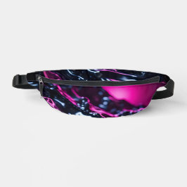 Lila Wellen Bauchtasche
