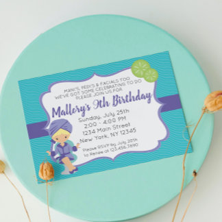 Lila Wellness-Center Einladung zum Geburtstag