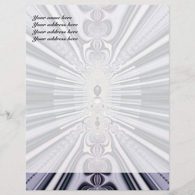 Lila Welt Briefkopf (Vorderseite)