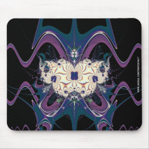 Lila Weltraum Mousepad