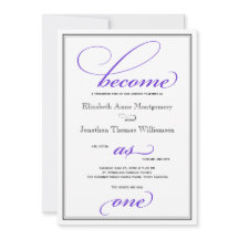 Lila werden als eine Christliche Einladung zur Hoc