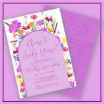Lila Wildblume Boho Arch 60. Geburtstagsparty Einladung<br><div class="desc">Ein lila Boho-Boho-Bogen umgibt Ihre 60. Geburtstagsparty-Details. Farbenfrohe Wildblumen fügen eine blumengeschmückte Touch in lila, orange-gelb und rot hinzu. Moderne Schrift auch in lila fügt ein trendiges Ambiente hinzu, das auch weiblich ist. Der Rücken ist tief lila mit einem subtilen, Zickzack Wasserfarben-Muster. Dieses Element koordiniert die Hübsche Lila Wildblume-Auflistung. Es...</div>