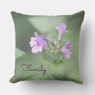 Lila Wildblume Kissen