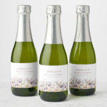 Lila Wildblumen - Brautparty für die Grenzen