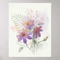 Lila Wildblumen