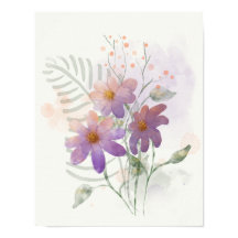 Lila Wildblumen