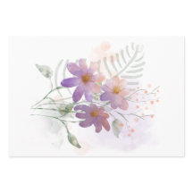 Lila Wildblumen - Tissue Paper