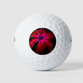 Lila Wilde Blume mit Gbcnm Golfball