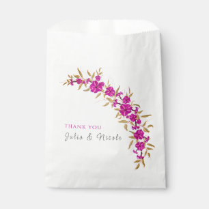 Lila Wilde Trompetenrebe Blumen Garten Hochzeit Geschenktütchen