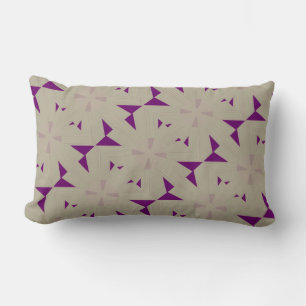 Lila Windmühle-Design Lendenkissen