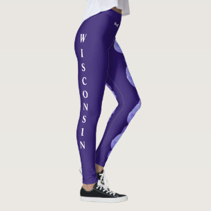 Lila Wisconsin Staatsblume Waldveilchen Leggings