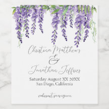 Lila Wisteria Blume on Elegante