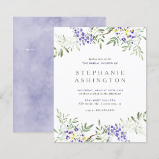 Lila Wisteria Brautparty