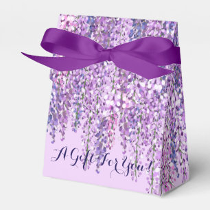 Lila Wisteria Fevor Box   Ein Geschenk für Sie! Geschenkschachtel