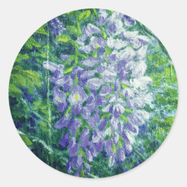 Lila Wisteria Stickers
