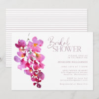 Lila Wisteria Watercolor Brautparty
