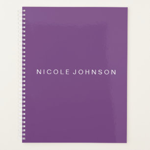 Lila / Wochen/Monatsplaner Planer