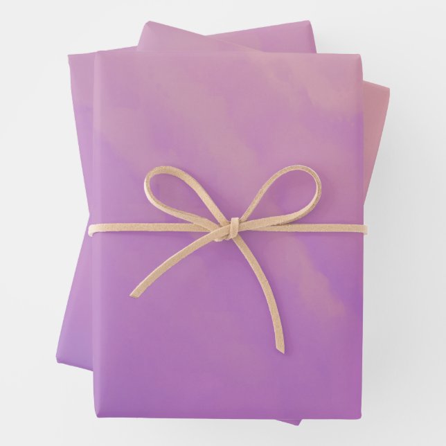 Lila Wolken bei Twilight Geschenkpapier Set (Beispiel)