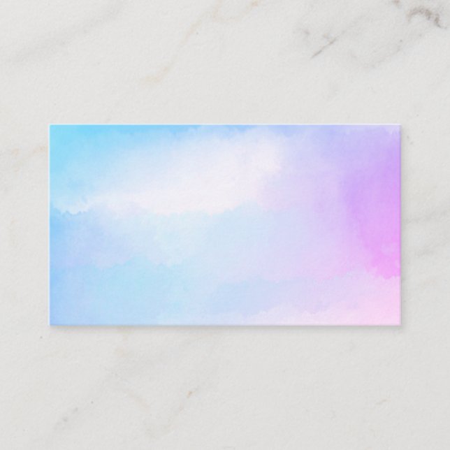 Lila Wolken-geistige Himmel-Licht-Geschäfts-Karte Visitenkarte (Vorderseite)