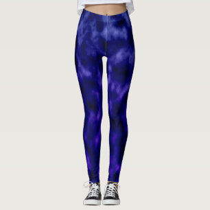 Lila Wolken Leggings