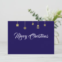 Lila Wunschkarte Frohe Weihnachten