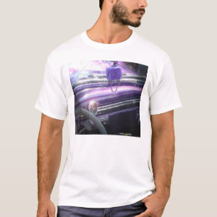 Lila Würfel T-Shirt