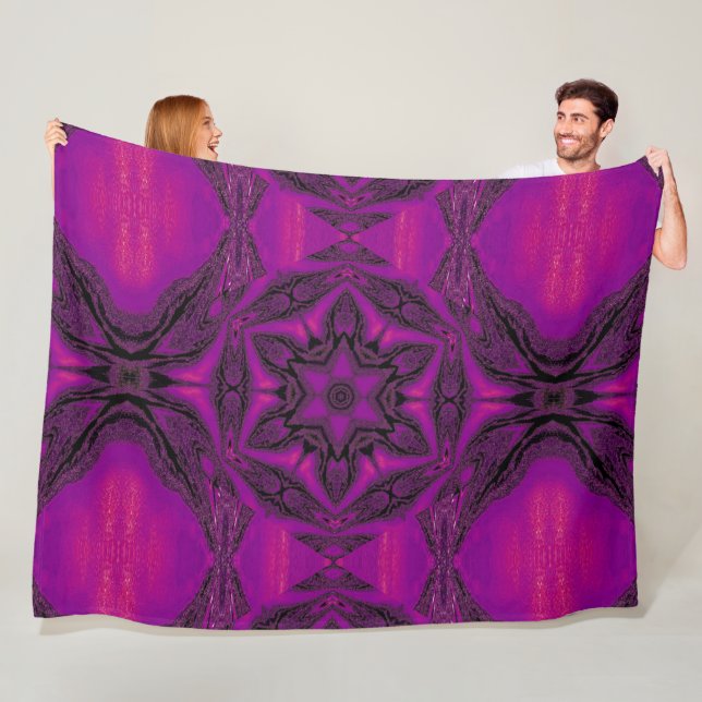 Lila Wüstenong 15 Fleecedecke (Beispiel)