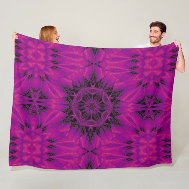 Lila Wüstenong 31 Fleecedecke (Beispiel)