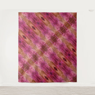 Lila X 1974 Ikat 7 Wandteppich