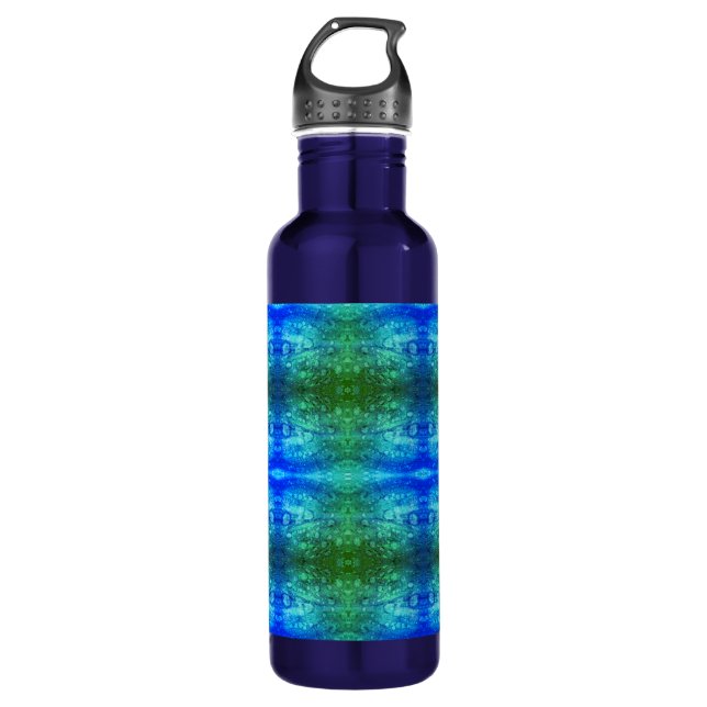 Lila X GL Ikat 6 Edelstahlflasche (Vorderseite)