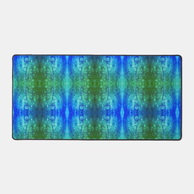 Lila X GL Ikat 6 Schreibtischunterlage (Vorderseite)