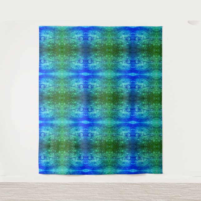 Lila X GL Ikat 6 Wandteppich (Vorderseite)